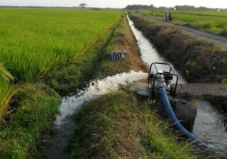 भूमिगत सिँचाइ प्रणालीको उद्घाटन