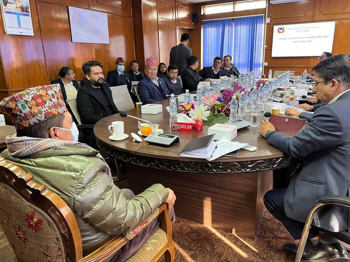 सडक निर्माण र सुधारका लागि मन्त्रालयमा अन्तरक्रियात्मक बैठक सम्पन्न