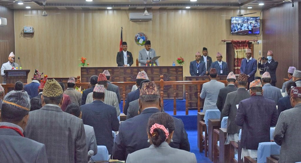 आज सुदुरपश्चिम प्रदेशको मुख्यमन्त्रीले विश्वासको मत लिदै