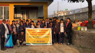 राष्ट्रिय बीमा संस्थानद्वारा खाद्यान्न वितरण