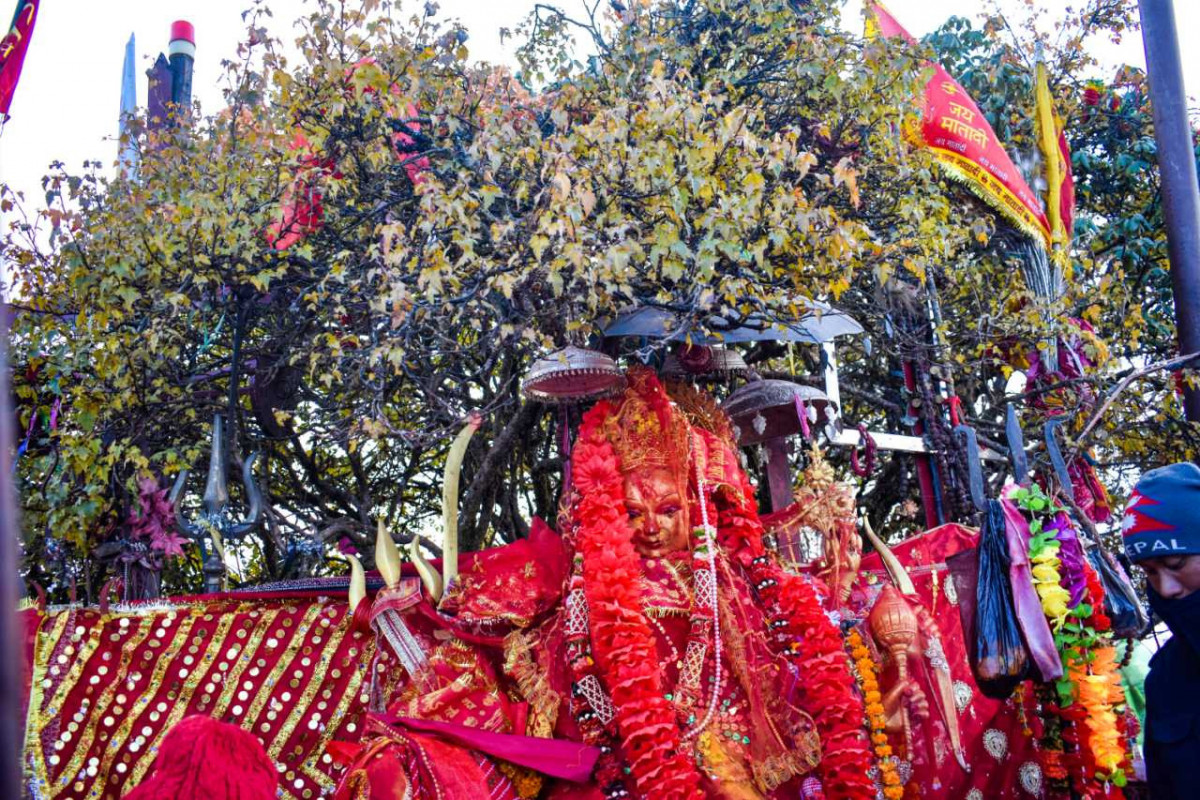 ताप्लेजुङको प्रसिद्ध मन्दिर पाथीभरामा तामाको स्वागतद्धार बनाउने निणर्य
