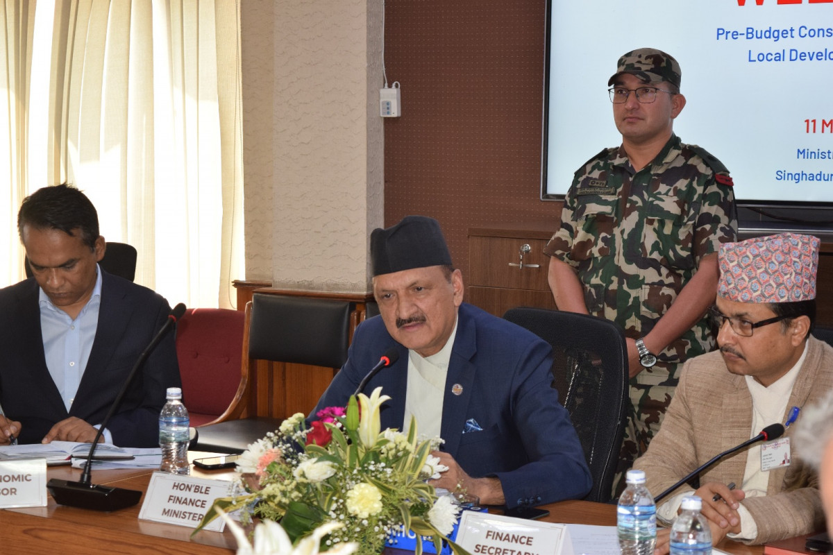 अन्तर्राष्ट्रिय विकास साझेदारहरुसंग अर्थमन्त्रीको छलफल