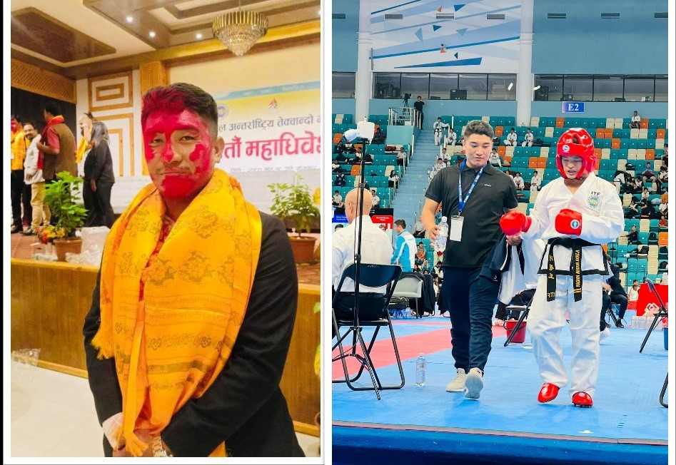 नेपाल इन्टरनेशनल तेक्वान्दोको कोषाध्यक्षमा रोल्पाका बिक्रम मगर निर्वाचित