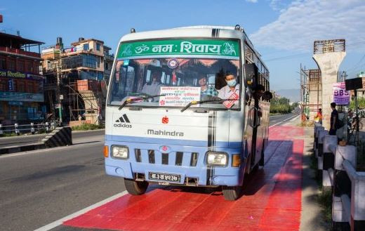 काठमाडौं उपत्यकामा पहिलोपटक द्रुत बस सेवा सुरु