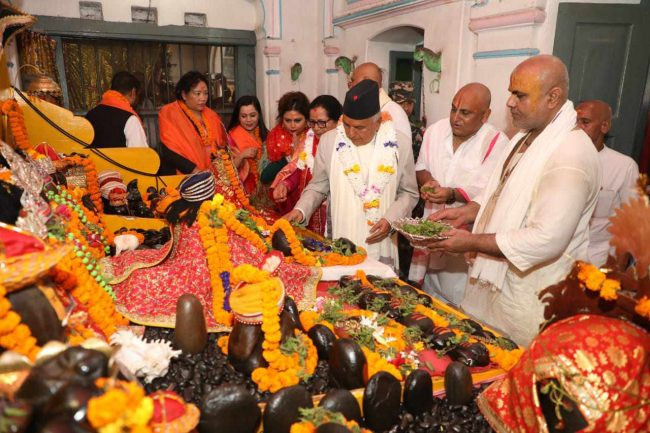 राष्ट्रपति पौडेलद्वारा जानकी मन्दिरमा पूजाआजा