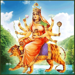 नवरात्रको चौथो दिन, माता कुष्माण्डाको पूजा आराधना गरिँदै
