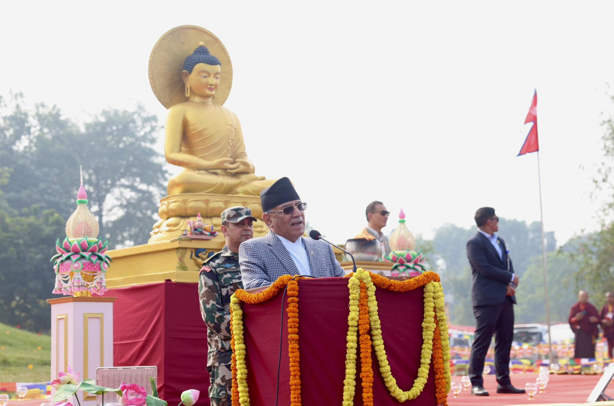 अहिले विश्वलाई शान्तिको अझ बढी आवश्यकता परेको छ : प्रधानमन्त्री दाहाल