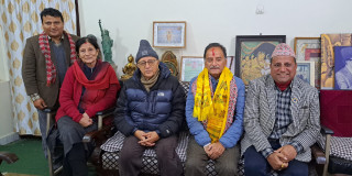 नवनिर्वाचित राष्ट्रियसभा सदस्य सिटौला पुगे शेखर निवासमा 