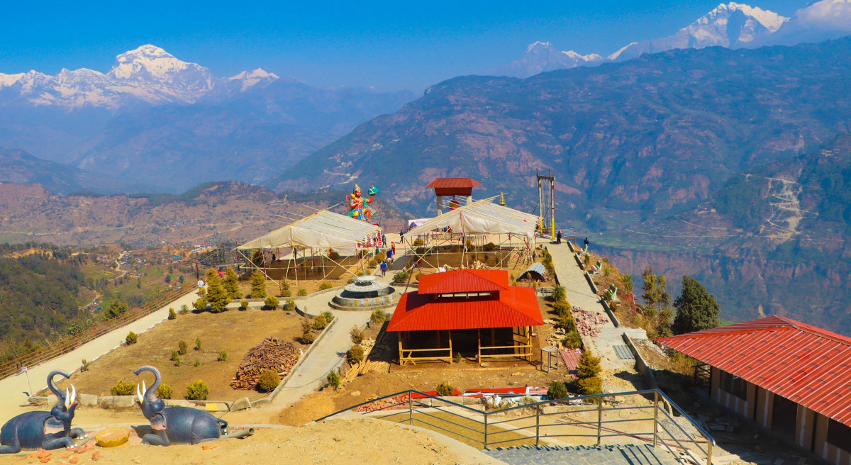 पञ्चकोटमा आयोजित अनन्तश्री ब्राह्माण्डीय महायज्ञ तयारी अन्तिम चरणमा