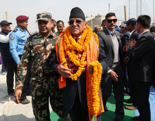 प्रधानमन्त्रीद्वारा कठाल-मल्हनिया-मल्टिस्पान झोलुङ्गे पुलको उद्घाटन