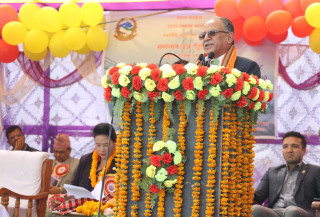 मधेसको विकासमा निरन्तर लागिरहने छु : प्रधानमन्त्री  प्रचण्ड