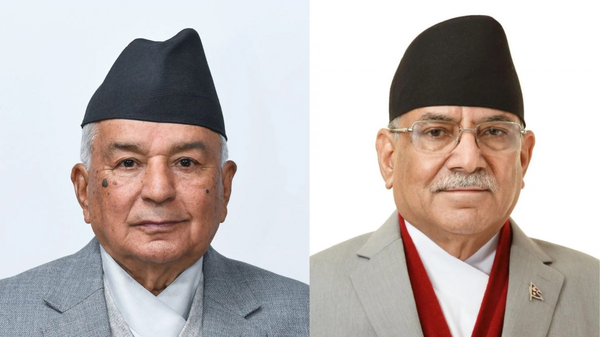 राष्ट्रपति भेट्न शीतल निवास पुग्दै प्रधानमन्त्री