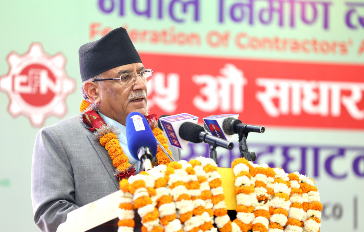 निर्माण उद्योगमैत्री कानुन निर्माण सरकारको प्राथमिकता : प्रधानमन्त्री