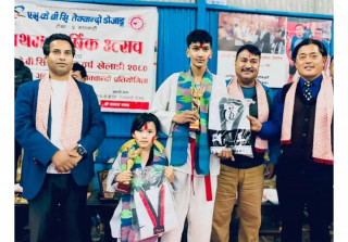 एसकेबीसी तेक्वान्दोमा सुजित र प्राप्ति उत्कृष्ट खेलाडी