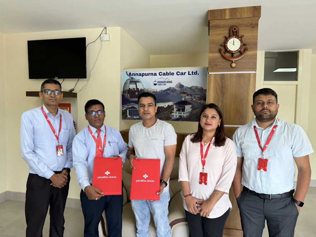 अन्नपूर्ण केबलकार र प्रभु बैंक लि.बीच विशेष छुट सम्झौता