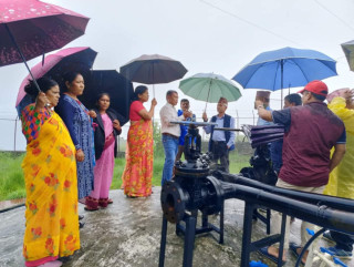 जिसस कास्कीद्वारा खानेपानीका आयोजना अनुगमन  योजनाका गुणस्तरीयता र दिगोपनामा ध्यान दिऔ : जिसस प्रमुख पौडेल