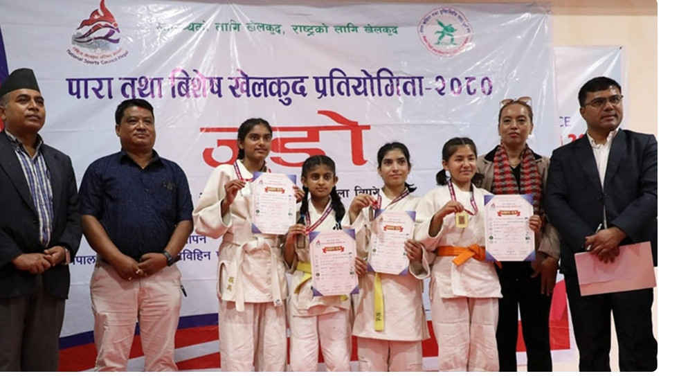 राष्ट्रिय बहिरा तथा दृष्टिविहीन पारा जुडो प्रतियोगिता सम्पन्न
