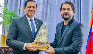 बालेन शाहसँग श्रीलंकाका राजदूत पाथिरानाको भेटवार्ता