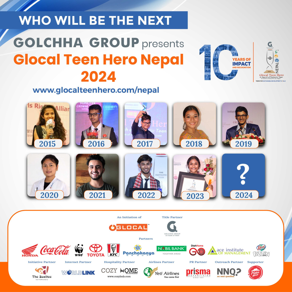 Glocal Teen Hero Nepal 2024 calls for applications