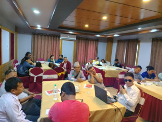 समाबेशी शिक्षा  मापदण्डको प्रारम्भिक मस्यौदा माथी छलफल
