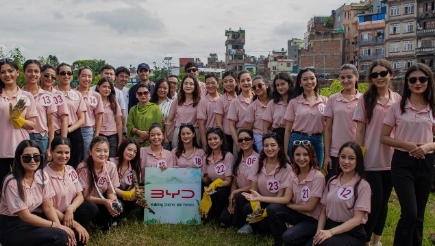 BYD'S "BUILDING DREAMS & FOREST" CAMPAIGN: 550 TREES PLANTED TO CREATE TWO LUSH POCKET FORESTS IN KALIMATI