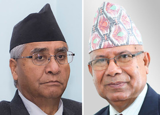 संविधान संशोधनमा देउवा-नेपाल जुहारी 