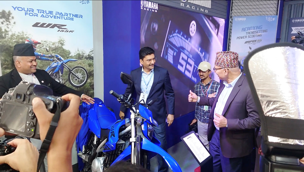 नाडा अटो शो २०२४ मा यामाहा डब्लुआर १५५ आर एडभेन्चर बाइक र एमटी-१५ भर्सन २ को अनावरण