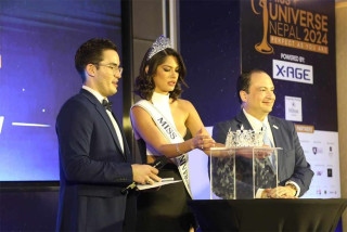 Sheynnis Palacios Unveils the Crown for Miss Universe Nepal 2024 in a Historic Ceremony