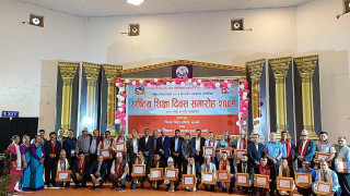 कास्कीमा राष्ट्रिय शिक्षा दिवस मनाइयो