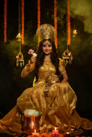 फेसियल हाउसले तिहारको मौलिक विशेषता र महत्व झल्काउने फोटो सुट