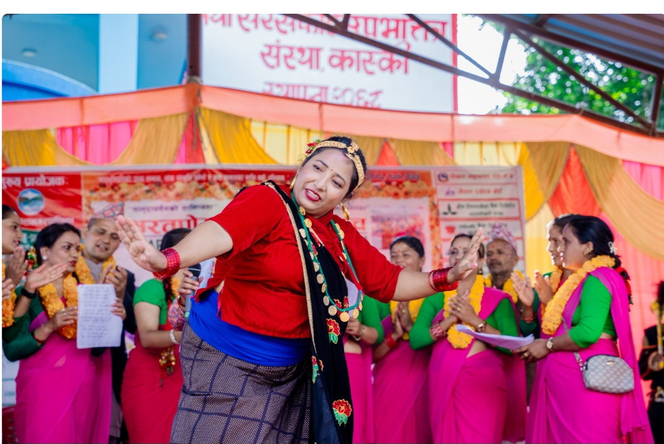 खुल्ला देउसीभैलो प्रतियोगितामा सरस्वती सिस्ने महिला समूह प्रथम