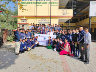 स्काउट गण्डकीको सृजना बहिरा मा बि मा जलवायु परिबर्तन सम्बन्धि अभिमुखिकरण
