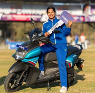 Yamaha RayZR 125FI Hybrid Awarded to Best Nepali Player of the Women’s T20I Triangular Series