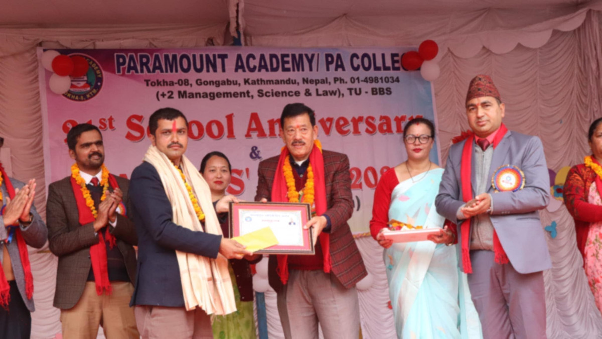 राससकर्मी भेटुवाललाई शिक्षा पत्रकार सम्मान प्रदान