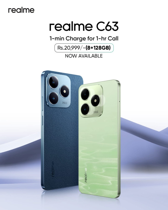 realme C63 Available in Bigger Storage Variant