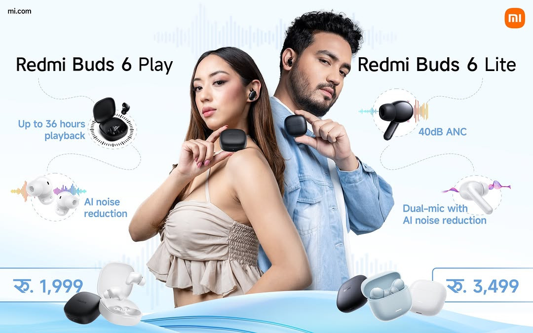 Xiaomi Launches Redmi Buds 6 Series in Nepal