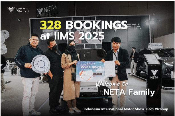NETA ले IIMS 2025 मा 328 बुकिङ प्राप्त गर्दै अन्तर्राष्ट्रिय उपस्थिति सुदृढ गर्यो
