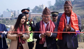 ललितपुरमा ३ वटा वडा जोड्ने नख्खु खोला पुलको समुद्घाटन