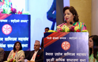 तुलनात्मक लाभका वस्तु र प्रतिस्पर्धी क्षमता विस्तारमा जोड दिनु पर्ने : परराष्ट्रमन्त्री राणा