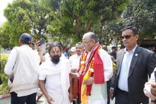 पूर्वप्रधानमन्त्री प्रचण्डद्वारा धार्मिक पर्यटकीय क्षेत्र त्रिवेणीको अवलोकन