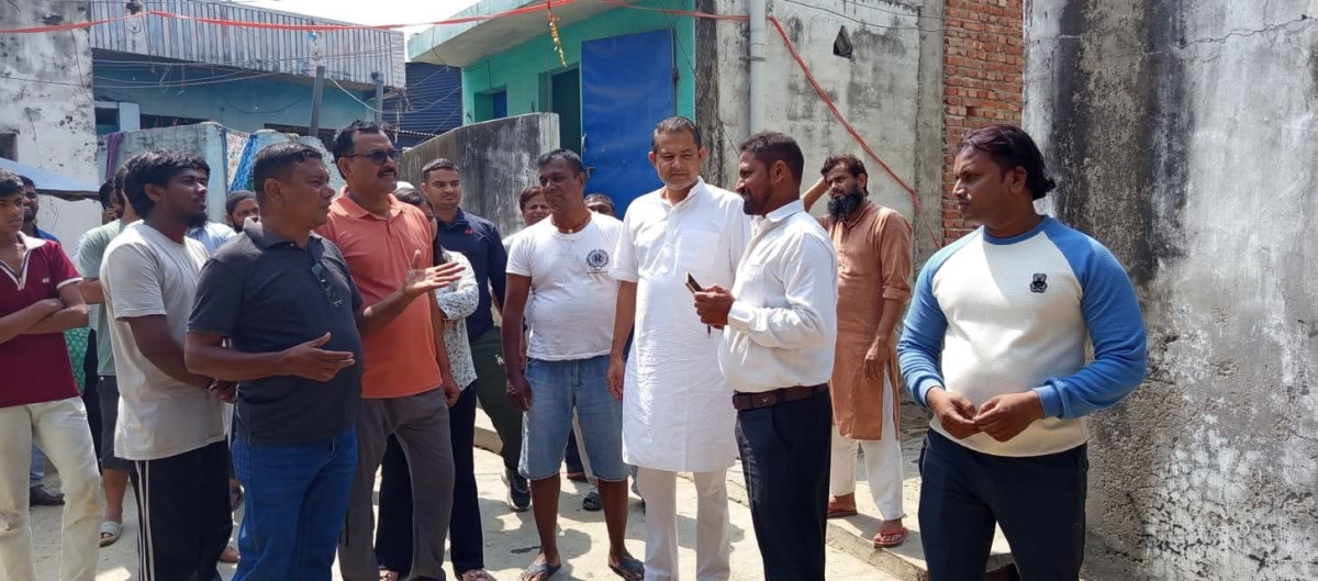 उप प्रमुख आलम द्वारा वडा नं. १५ मा स्थलगत अनुगमन
