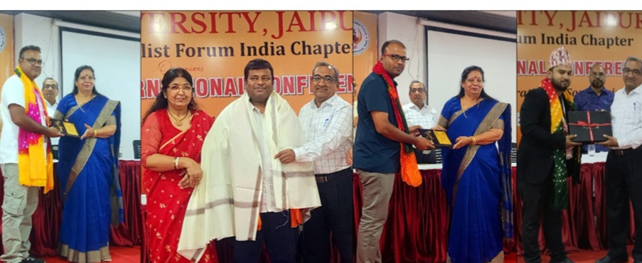 अन्तर्राष्ट्रिय पत्रकारिता पुरस्कारद्वारा बारा र पर्साका ४ पत्रकार भारतको जयपुरमा सम्मानित