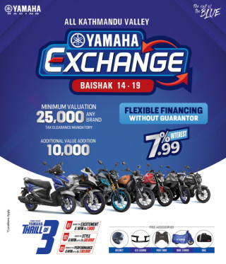 Yamaha Announces Exciting Exchange Offer Across Kathmandu Valley!