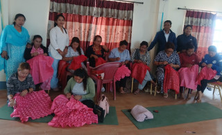 टोखा ३ मा डल कुशन बनाउने तालिम सुरु, महिलालाई स्वरोजगारमा जोड
