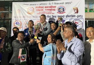 १४औं राष्ट्रपति रनिङ शिल्ड प्रतियोगिता सम्पन्न, तारकेश्वर नगरपालिका पुनः च्याम्पियन