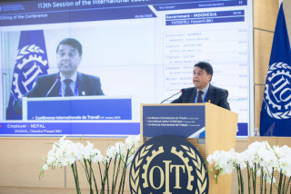President Dhakal Calls for Investment-Friendly Reforms and Global Partnerships at ILO Conference