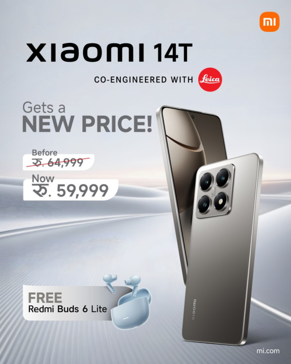 Xiaomi Announces Price Drop for Xiaomi-14T