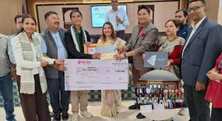 तारकेश्वर नगरपालिकाद्वारा SEE मा उत्कृष्ट नतिजा ल्याउने १७ जना विद्यार्थीलाई सम्मान