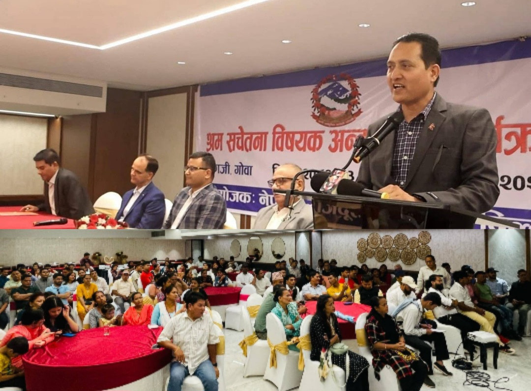 भारतमा नेपाली श्रमिककाे सुरक्षाका लागि सचेतना कार्यक्रम आवश्यक : नेपाल प्रमुख भट्टराई
