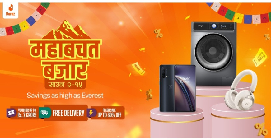 Daraz Nepal Launches Mahabachat Bazaar with Savings as High as the Everest!